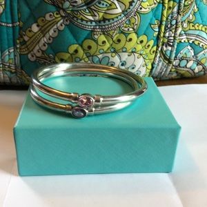 2 Sterling silver 925 bangle bracelets, $75 each